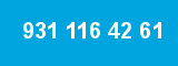 931 116 42 61 931 116 42 61